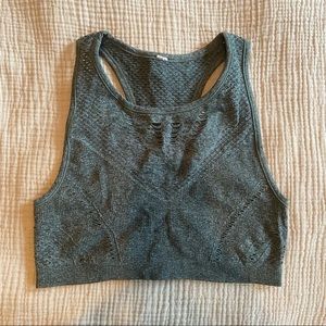 Alo Yoga Sports Bra Army Green Size Medium